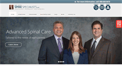 Desktop Screenshot of njspinespecialists.net